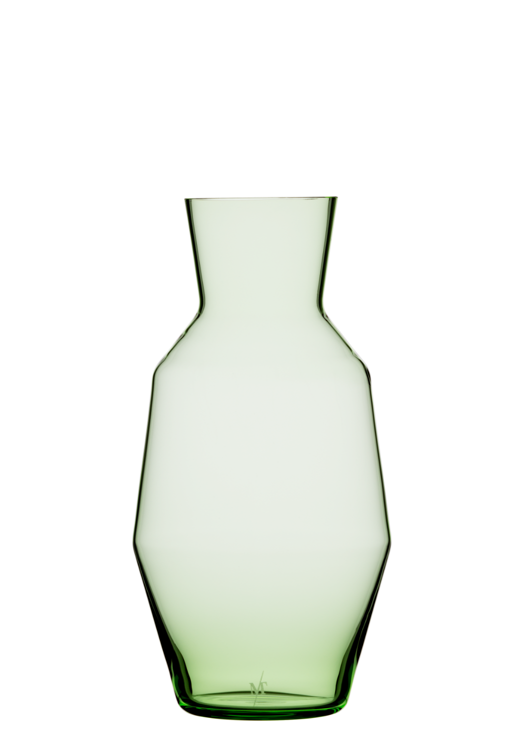 Double Bend Carafe Green — MarkThomas Double Bend, премиум-бокал ручной работы из Австрии
